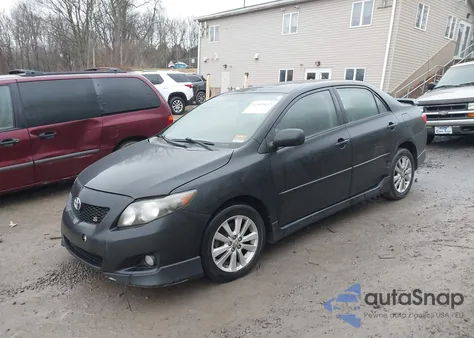 2009 Toyota Corolla S из США, поврежденный, VIN 1NXBU40E99Z157141